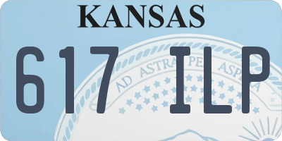KS license plate 617ILP