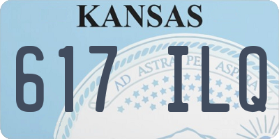 KS license plate 617ILQ