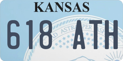 KS license plate 618ATH