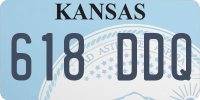 KS license plate 618DDQ