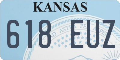 KS license plate 618EUZ