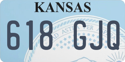 KS license plate 618GJQ