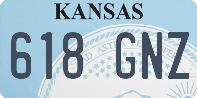 KS license plate 618GNZ
