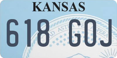 KS license plate 618GOJ