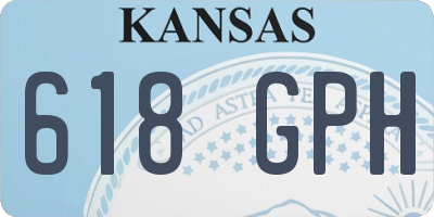 KS license plate 618GPH