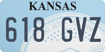 KS license plate 618GVZ