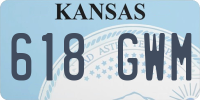 KS license plate 618GWM