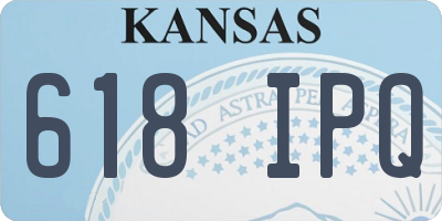 KS license plate 618IPQ