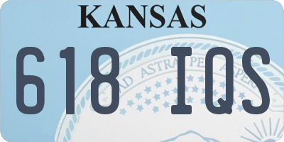 KS license plate 618IQS