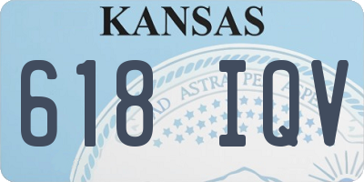 KS license plate 618IQV