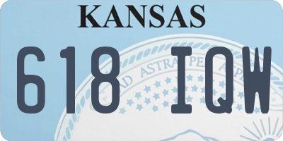 KS license plate 618IQW
