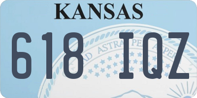 KS license plate 618IQZ