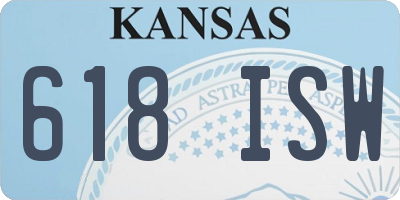 KS license plate 618ISW
