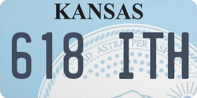 KS license plate 618ITH