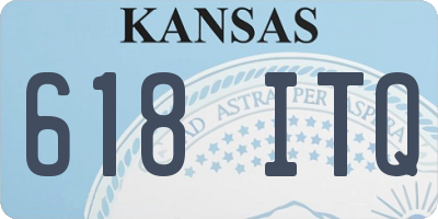 KS license plate 618ITQ