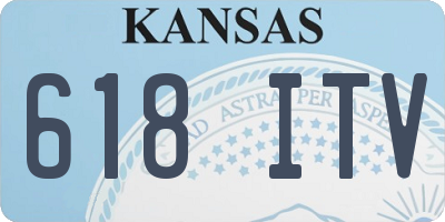 KS license plate 618ITV