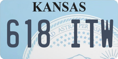 KS license plate 618ITW