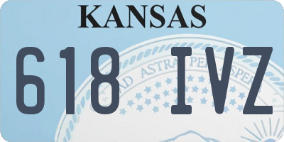 KS license plate 618IVZ