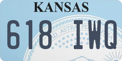 KS license plate 618IWQ