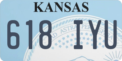 KS license plate 618IYU