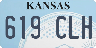 KS license plate 619CLH