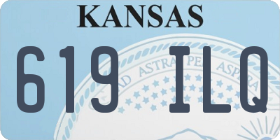 KS license plate 619ILQ
