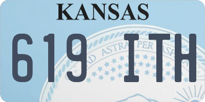 KS license plate 619ITH
