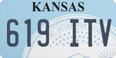 KS license plate 619ITV