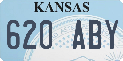 KS license plate 620ABY
