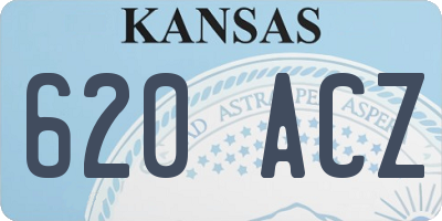 KS license plate 620ACZ