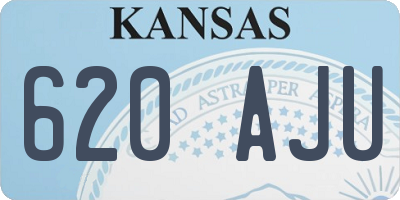 KS license plate 620AJU