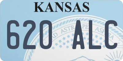 KS license plate 620ALC