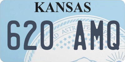KS license plate 620AMQ