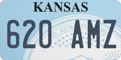 KS license plate 620AMZ