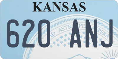 KS license plate 620ANJ