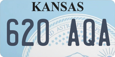 KS license plate 620AQA