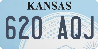 KS license plate 620AQJ