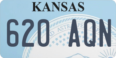 KS license plate 620AQN