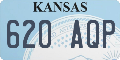 KS license plate 620AQP