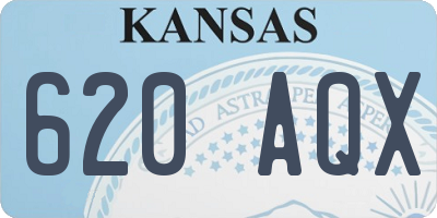 KS license plate 620AQX