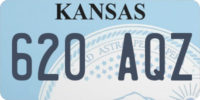 KS license plate 620AQZ