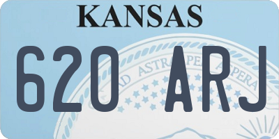 KS license plate 620ARJ
