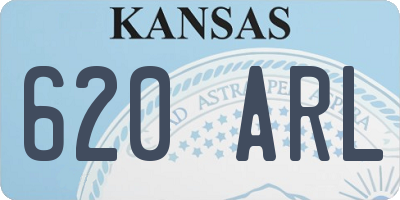 KS license plate 620ARL