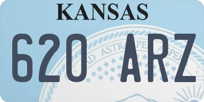 KS license plate 620ARZ