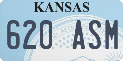 KS license plate 620ASM