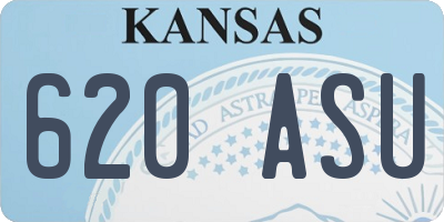 KS license plate 620ASU
