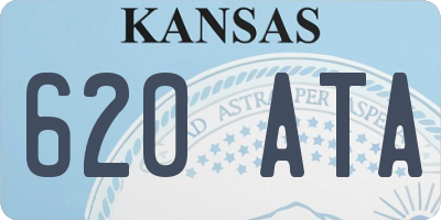 KS license plate 620ATA