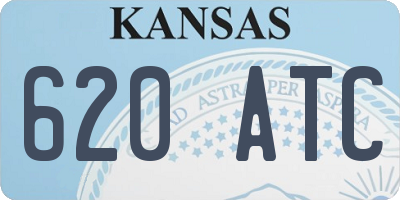 KS license plate 620ATC