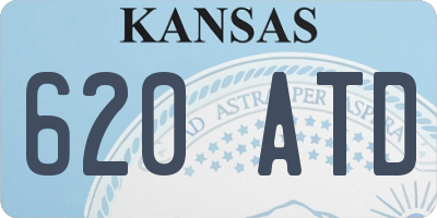 KS license plate 620ATD