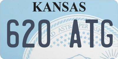 KS license plate 620ATG